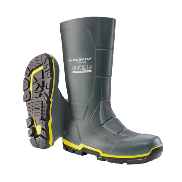 Dunlop Acifort Metguard Full Safety Wellington Boots Grey Dunlop Acifort Metguard Full Safety Wellington Boots Grey