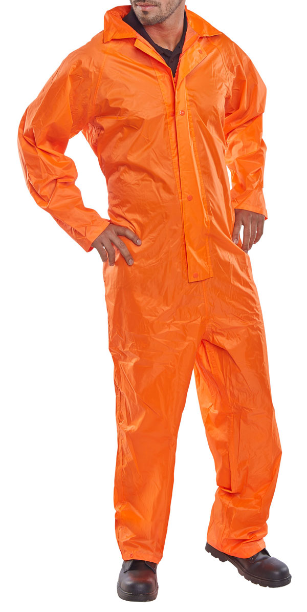 Beeswift Nylon Coverall Orange