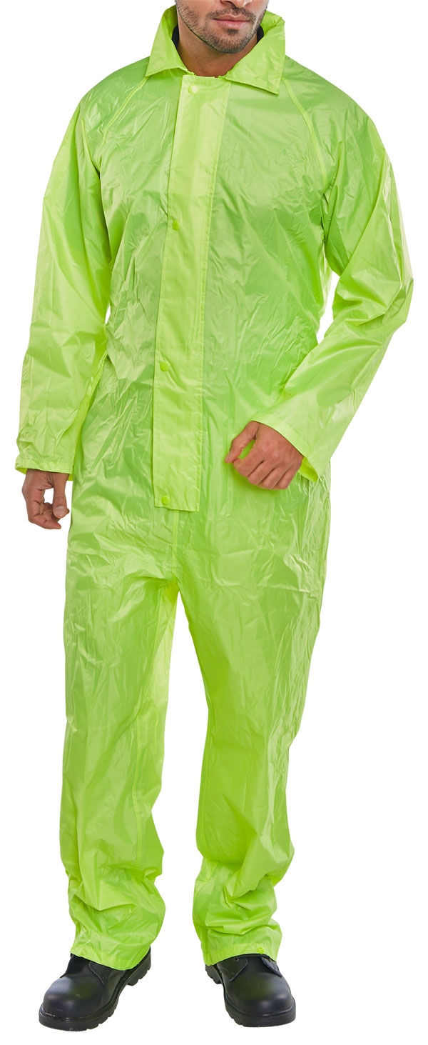 Beeswift Nylon Coverall Saturn Yellow