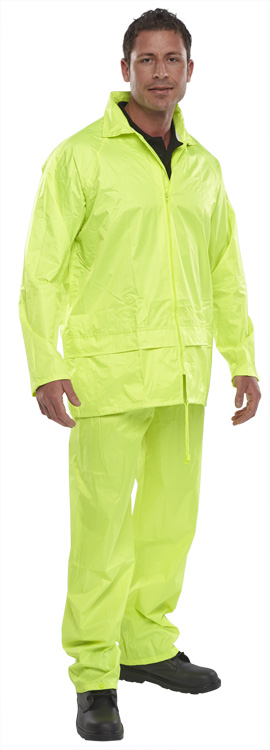 Beeswift Nylon Weatherproof Suit Saturn Yellow Beeswift Nylon Weatherproof Suit Saturn Yellow