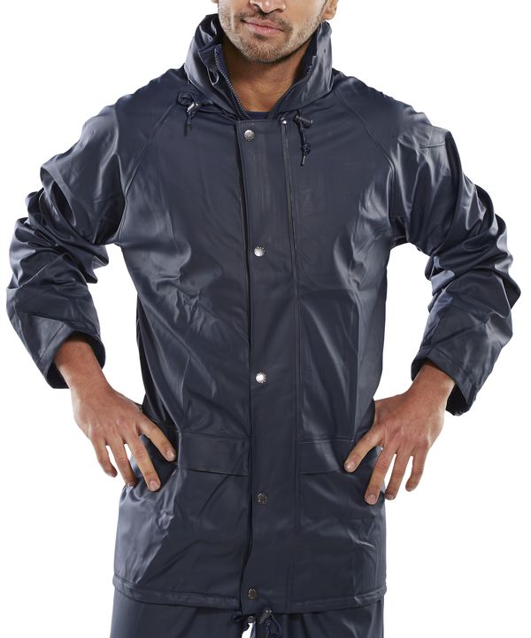 Beeswift Super Pu Jacket Navy Blue Beeswift Super Pu Jacket Navy Blue