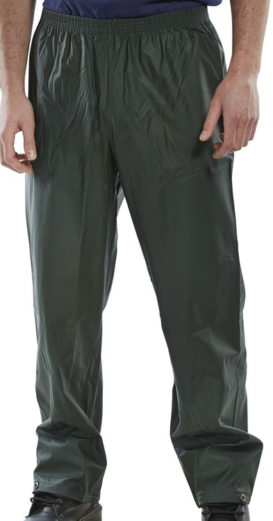 Beeswift Super Pu Trousers Olive Green