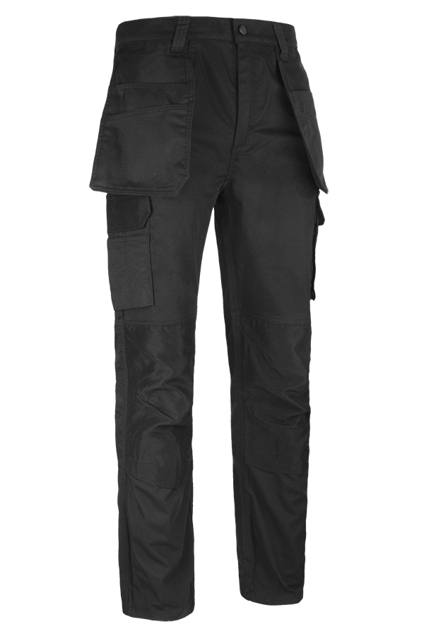 Beeswift Burgos Stretch Ripstop Holster Work Trousers Black Beeswift Burgos Stretch Ripstop Holster Work Trousers Black
