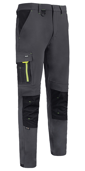 Beeswift Flex Workwear Trousers Grey / Black