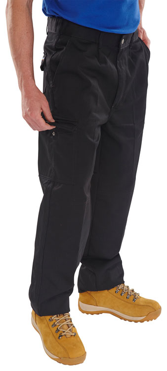 Beeswift Heavyweight Drivers Trousers Black Beeswift Heavyweight Drivers Trousers Black
