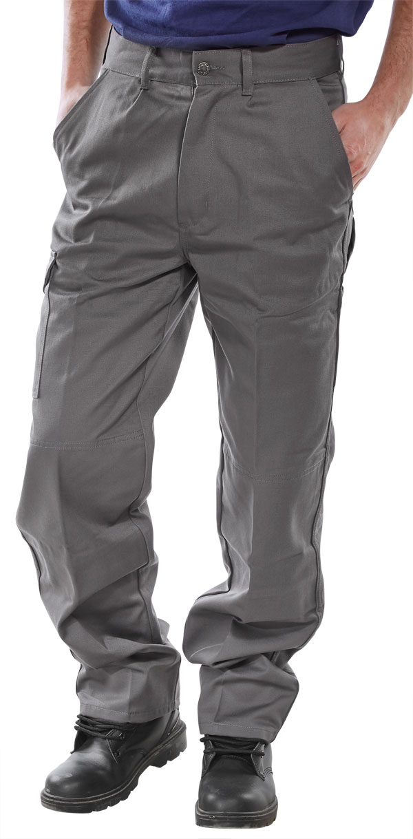 Beeswift Heavyweight Drivers Trousers Grey Beeswift Heavyweight Drivers Trousers Grey