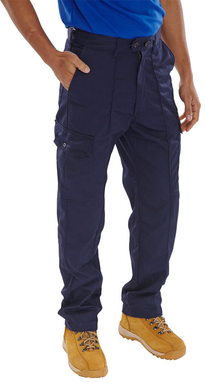 Beeswift Super Drivers Trousers Navy Blue Beeswift Super Drivers Trousers Navy Blue