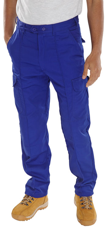 Beeswift Super Drivers Trousers Royal Blue