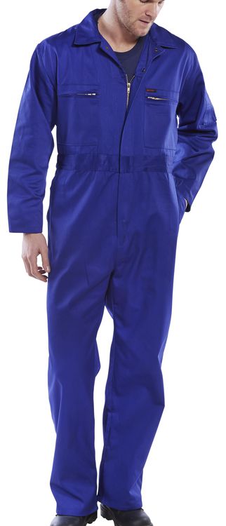 Beeswift Heavyweight Boilersuit Royal Blue