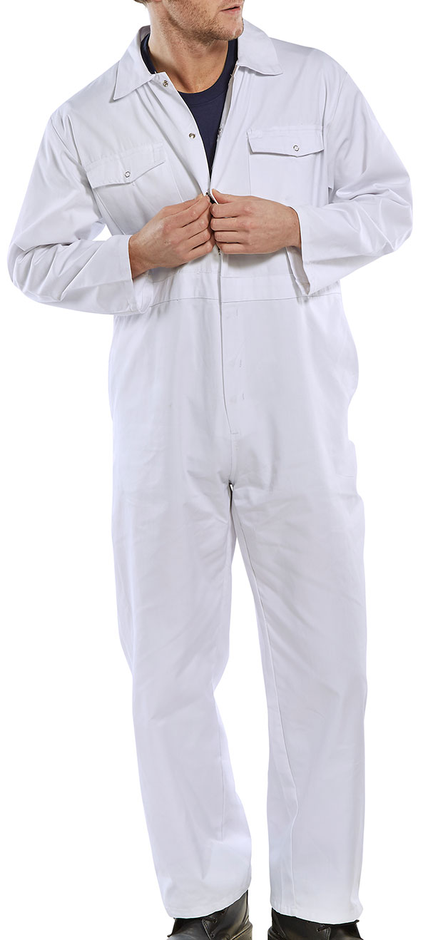 Beeswift Boilersuit White Beeswift Boilersuit White