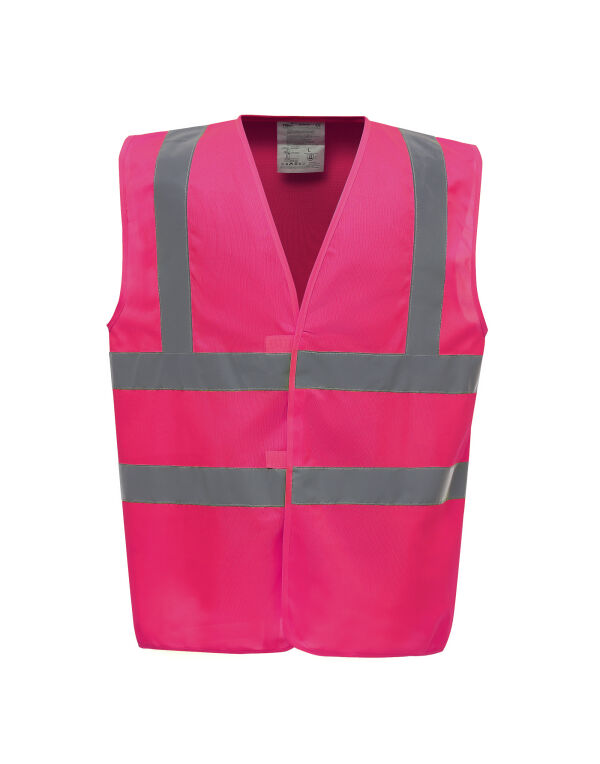 HVW100EV Pink Enhanced Vis Waistcoat