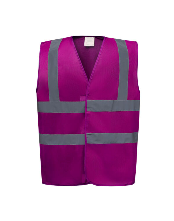 HVW100EV Raspberry Enhanced Vis Waistcoat