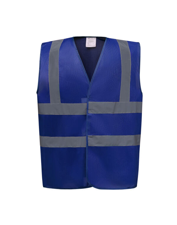 HVW100EV Royal Blue Enhanced Vis Waistcoat