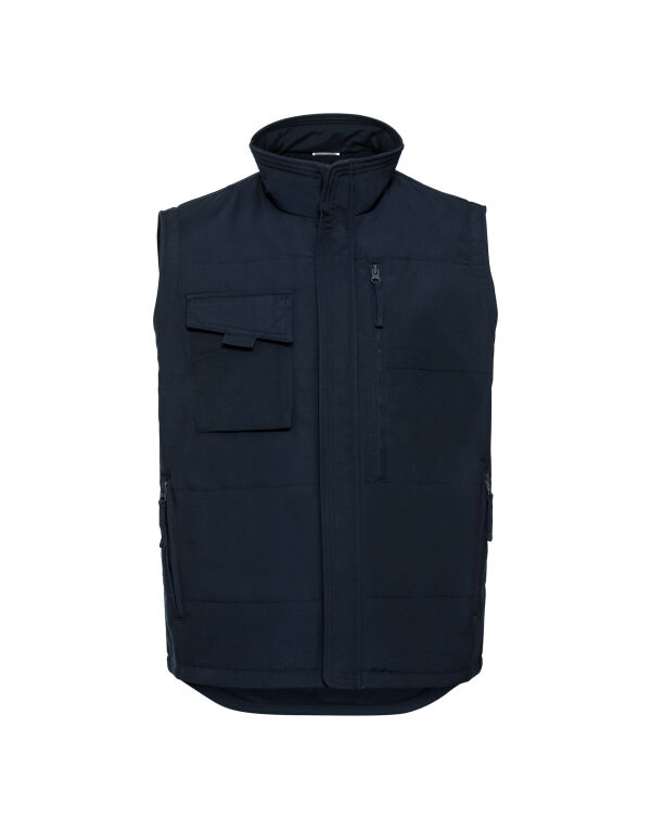 014M Russell Heavy Duty Workwear Gilet French Navy