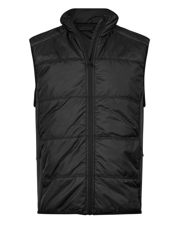 TJ9114 Tee Jays Hybrid-Stretch Bodywarmer Black/Black