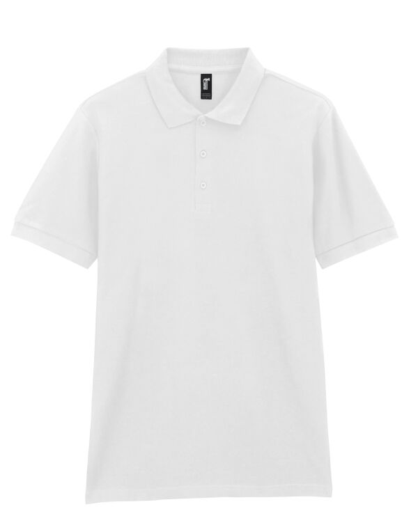 85800 White Premium Cotton® Adult Double Piqué Polo