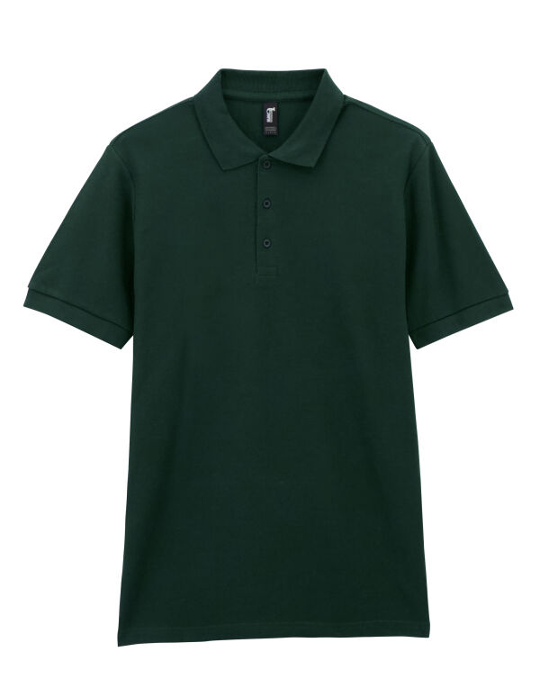 85800 Forest Green Premium Cotton® Adult Double Piqué Polo 85800 Forest Green Premium Cotton® Adult Double Piqué Polo
