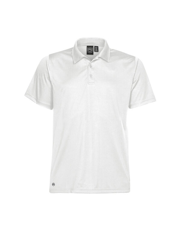 PG-1 Stormtech Men’s Eclipse H2X-Dry Pique Polo White PG-1 Stormtech Men’s Eclipse H2X-Dry Pique Polo White