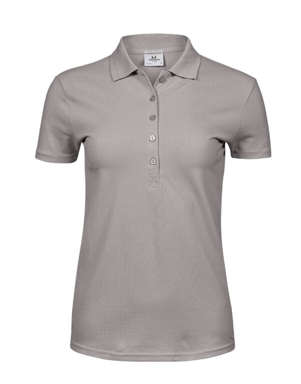 TJ145 Tee Jays Ladies’ Luxury Stretch Polo Stone
