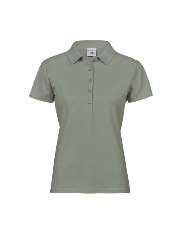 TJ145 Tee Jays Ladies’ Luxury Stretch Polo Sage