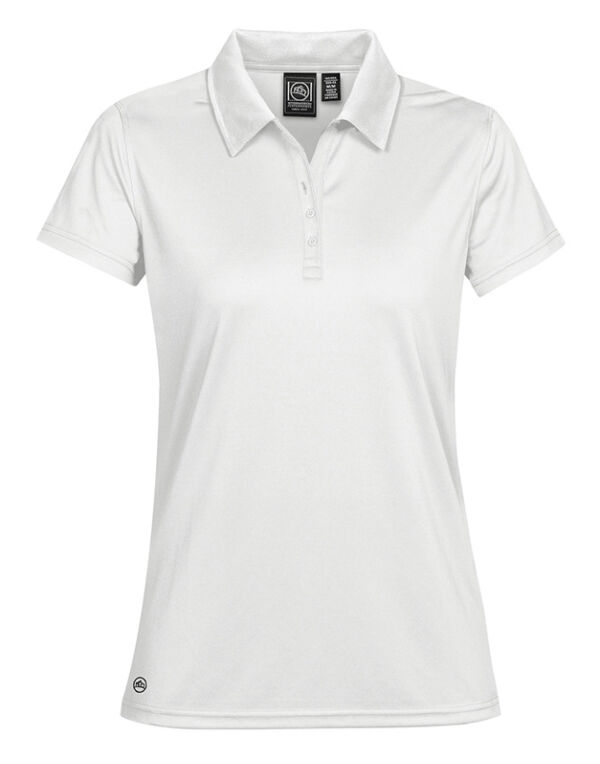 PG-1W Stormtech Women’s Eclipse H2X-Dry Pique Polo White