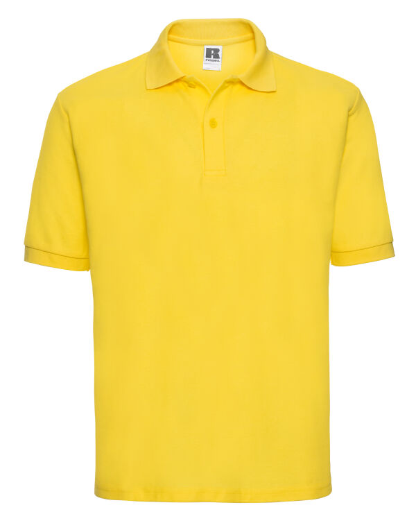 539M Russell Men’s Classic Polycotton Polo Yellow