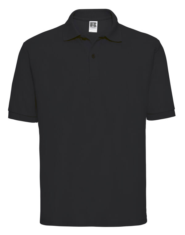 539M Russell Men’s Classic Polycotton Polo Black