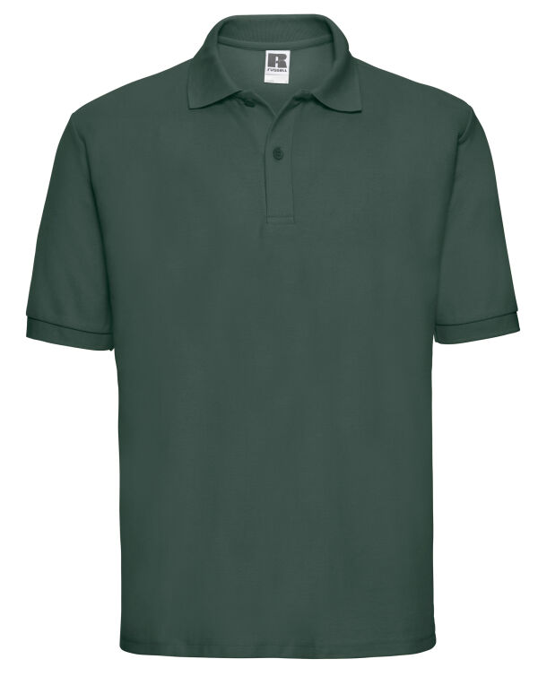 539M Russell Men’s Classic Polycotton Polo Bottle Green