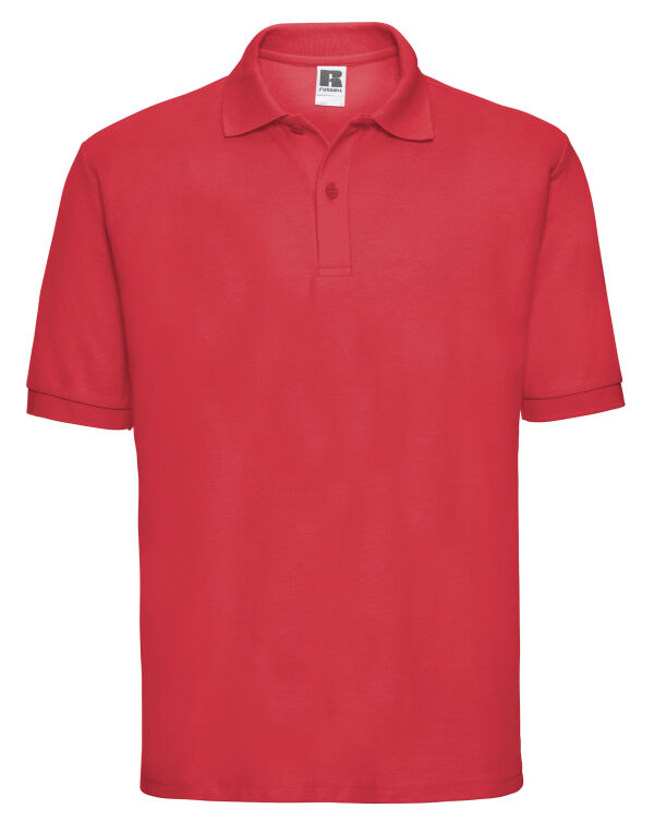 539M Russell Men’s Classic Polycotton Polo Bright Red 539M Russell Men’s Classic Polycotton Polo Bright Red