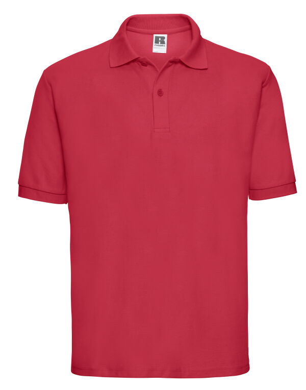 539M Classic Red Men’s Classic Polycotton Polo