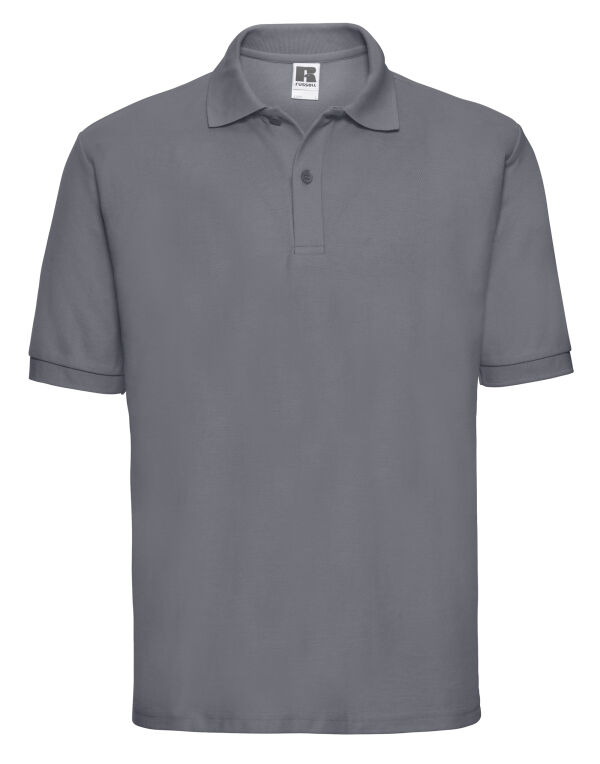 539M Russell Men’s Classic Polycotton Polo Convoy Grey 539M Russell Men’s Classic Polycotton Polo Convoy Grey