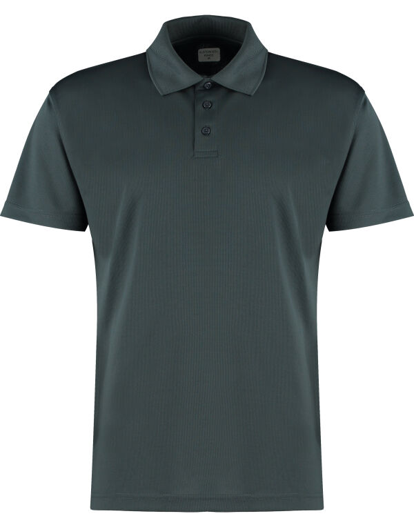 KK455 Kustom Kit Regular Fit Micro Mesh Polo with Cooltex Graphite