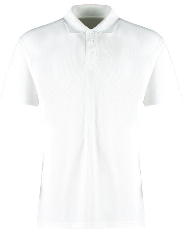 KK455 Kustom Kit Regular Fit Micro Mesh Polo with Cooltex White
