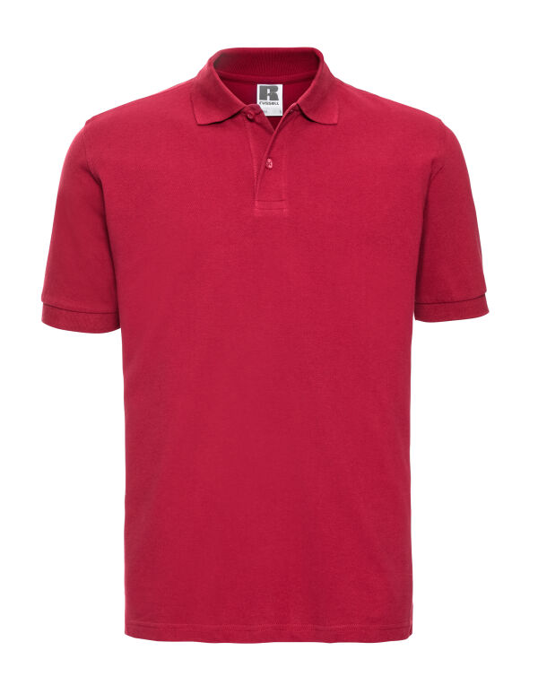 569M Russell Men’s Classic Cotton Polo Classic Red