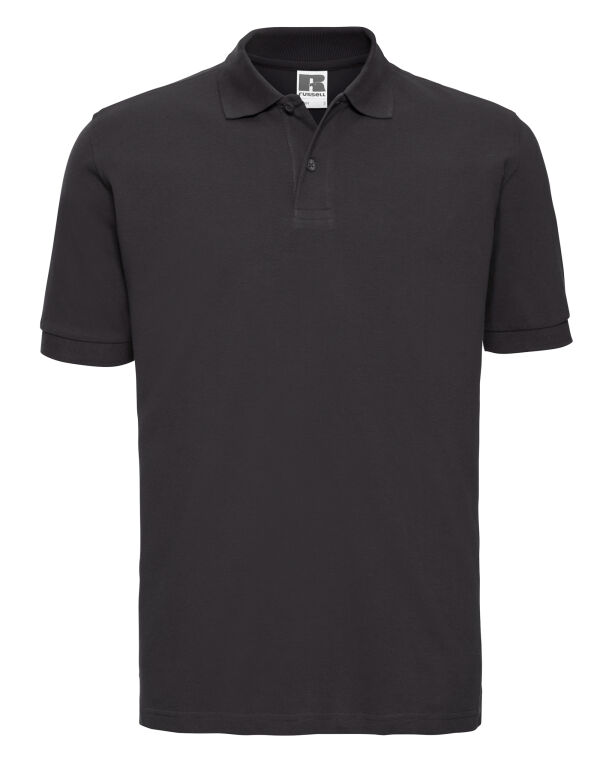 569M Russell Men’s Classic Cotton Polo Black