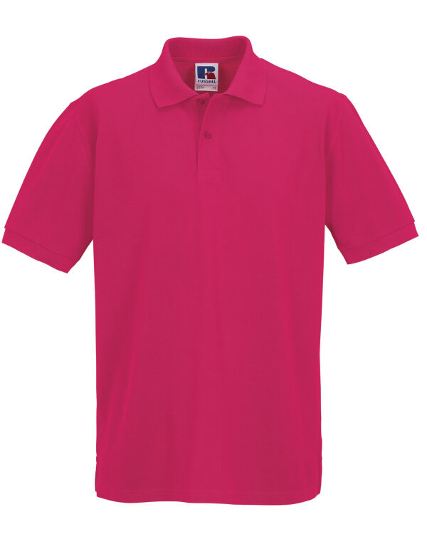 569M Russell Men’s Classic Cotton Polo Fuchsia