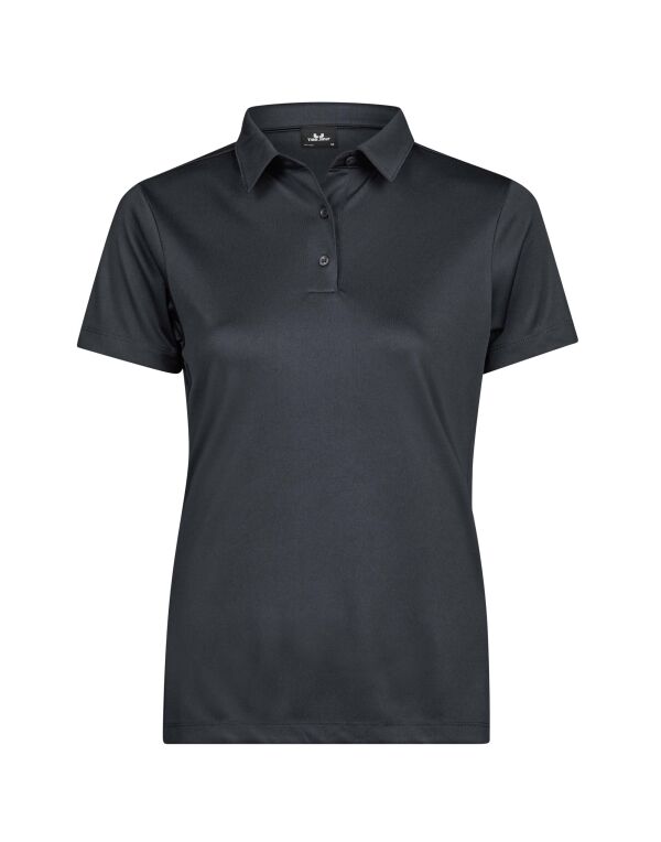 TJ7201 Tee Jays Ladies’ Luxury Sport Polo Dark Grey