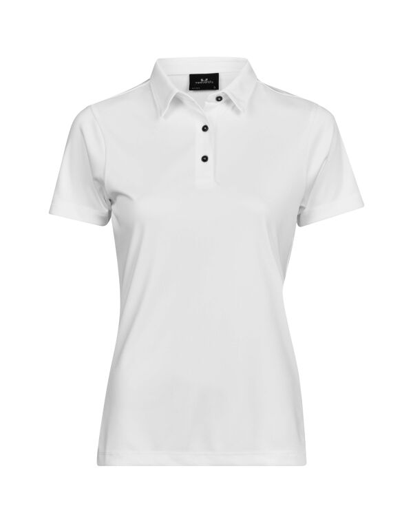 TJ7201 Tee Jays Ladies’ Luxury Sport Polo White