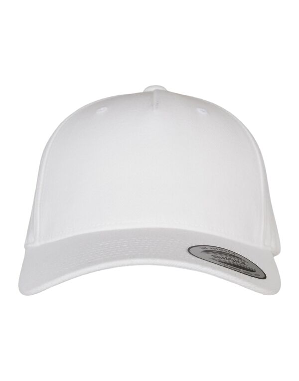 5789M Flexfit YP Classics 5 Panel Premium Cap White 5789M Flexfit YP Classics 5 Panel Premium Cap White