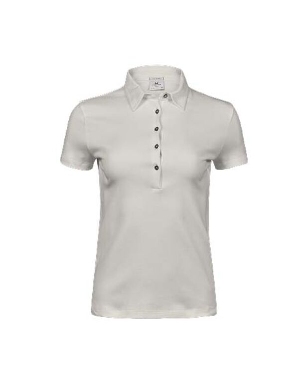 TJ1441 Tee Jays Ladies’ Pima Cotton Polo Cement TJ1441 Tee Jays Ladies’ Pima Cotton Polo Cement