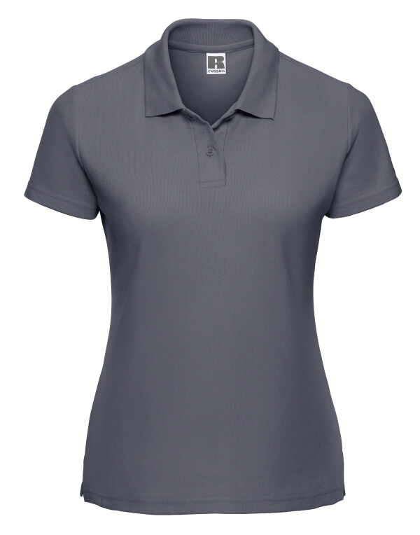 539F Russell Ladies’ Classic Polycotton Polo Convoy Grey