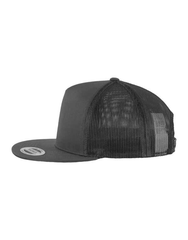 6006 Flexfit Classic Trucker Cap Charcoal