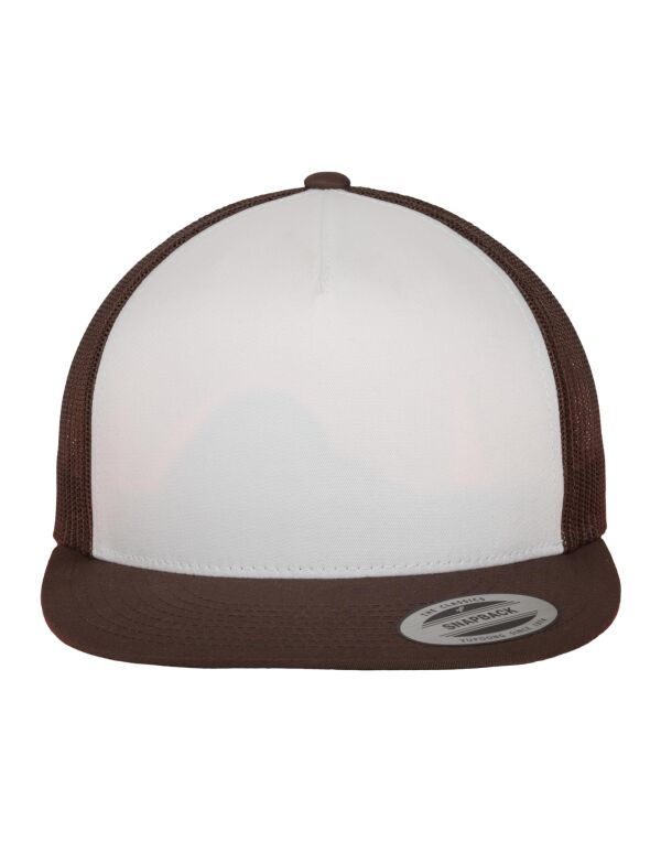 6006W Flexfit Classic Trucker Brown/White/Brown 6006W Flexfit Classic Trucker Brown/White/Brown