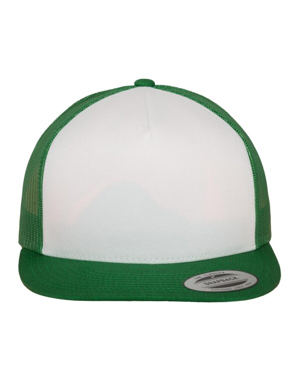 6006W Flexfit Classic Trucker Kelly/White/Kelly