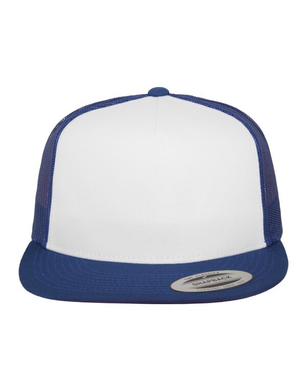 6006W Flexfit Classic Trucker Royal/White/Royal