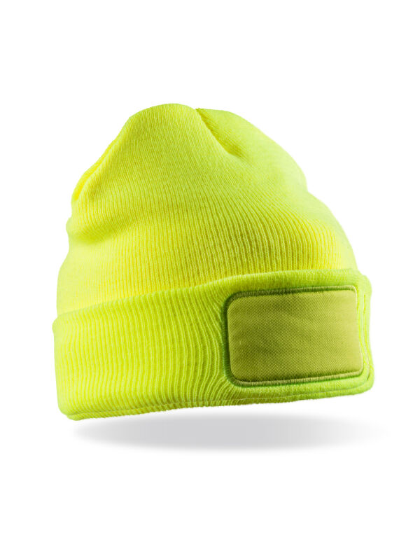 RC934X Fluoresent Yellow Recycled Thinsulate™ Printers Beanie RC934X Fluoresent Yellow Recycled Thinsulate™ Printers Beanie