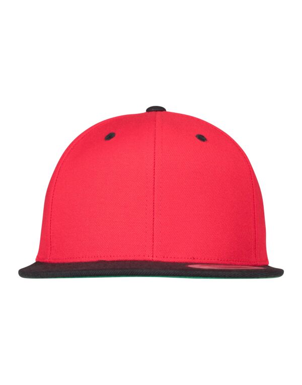 6089MT Flexfit Two Tone Classic Snapback Cap Red/Black