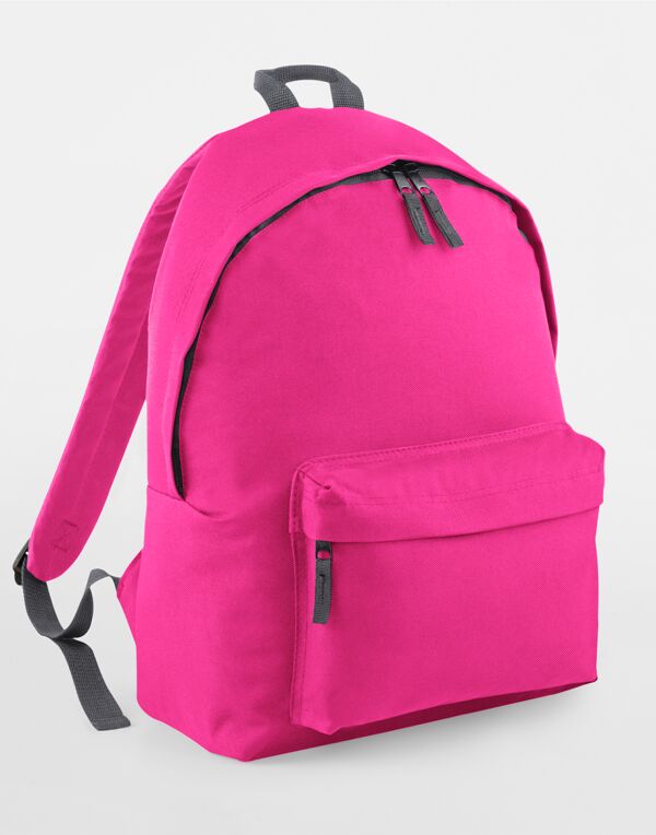 BG125 Bagbase Original Fashion Backpack Fuchsia/Graphite BG125 Bagbase Original Fashion Backpack Fuchsia/Graphite