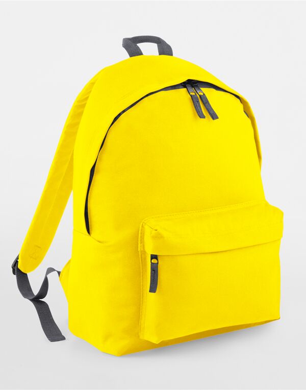 BG125 Bagbase Original Fashion Backpack Yellow/Graphite Grey BG125 Bagbase Original Fashion Backpack Yellow/Graphite Grey