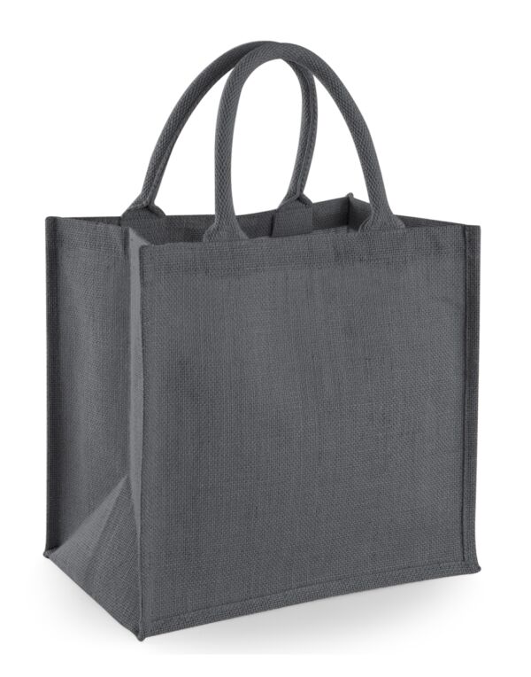 W413 Graphite Grey/Graphite Grey Jute Midi Tote